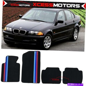 CO GAp[c tBbg99-06 E46 3V[YM3 OEubNiCtgAtA}bgCeAJ[ybg Fit 99-06 E46 3-Series M3 OE Black Nylon Front & Rear Floor Mats Interior Carpet