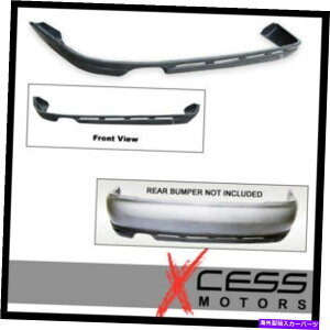 CO GAp[c 96-01AEfBA4[^CvAAop[bvX|C[hubNPU Fits 96-01 Audi A4 EURO Type-A Rear Bumper Lip Spoiler Unpainted Black PU