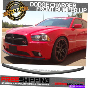 CO GAp[c tBbg11-14_bW[dOEX^Ctgop[bvXvb^[ - hĂȂPP Fits 11-14 Dodge Charger OE Style Front Bumper Lip Splitter - Unpainted PP