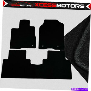 CO GAp[c tBbg13-17 Acura RDXubNiCtA}bgJ[ybghCo[Əȑ Fits 13-17 Acura RDX Black Nylon Floor Mats Carpets Driver & Passenger Side