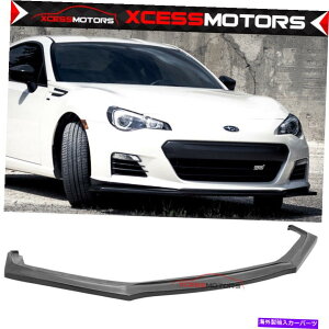 CO GAp[c tBbg13-16XoBrz PUtgop[bvX|C[hubN Fits 13-16 Subaru BRZ PU Front Bumper Lip Spoiler Unpainted Black