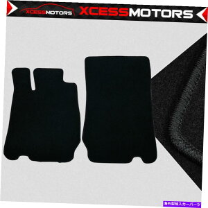 CO GAp[c tBbg03-12ZfXSLubNiCtA}bghCo[qTChJ[ybg Fits 03-12 Mercedes SL Black Nylon Floor Mats Driver & Passenger Side Carpets