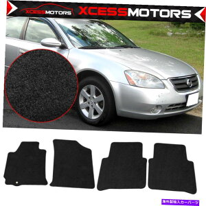 CO GAp[c tBbg07-12YAeB}4hAtA}bgJ[ybg4PCSubNiC Fits 07-12 Nissan Altima 4Door Floor Mats Carpets 4PCS Black Nylon