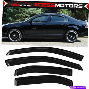 CO GAp[c K06-12tH[ht[W06-10}[L[~mANEBhEoCU[CK[h4PC Fits 06-12 Ford Fusion 06-10 Mercury Milan Acrylic Window Visors Rain Guards 4PC
