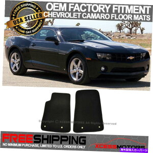 CO GAp[c tBbg10-15V{[J}OEtBbggtA}bgJ[ybg2pcubNiC Fits 10-15 Chevrolet Camaro OE Fitment Floor Mats Carpet 2PC Black Nylon
