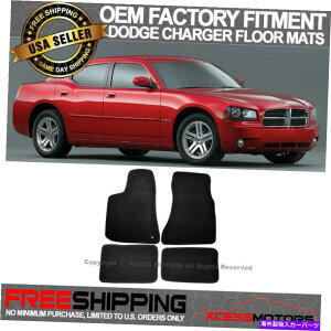 CO GAp[c tBbg06-10_bW[dOEt@Ng[tBbggtA}bgJ[ybgiCubN Fits 06-10 Dodge Charger OE Factory Fitment Floor Mats Carpet Nylon Black