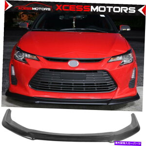 �C�O�� �G�A���p�[�c �t�B�b�g14-16�T�C�I��TC GT�X�^�C���t�����g�o���p�[���b�v�X�|�C���[�X�v���b�^�[���h��PU Fits 14-16 Scion tC GT Style Front Bumper Lip Spoiler Splitter Unpainted PU