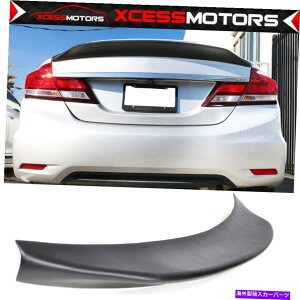 �C�O�� �G�A���p�[�c �t�B�b�g13-15�z���_�V�r�b�N�Z�_���C�R���A�q��V2�X�^�C�����A�X�|�C���[���h��PP Fits 13-15 Honda Civic Sedan IKON Duckbill V2 Style Rear Spoiler Unpainted PP