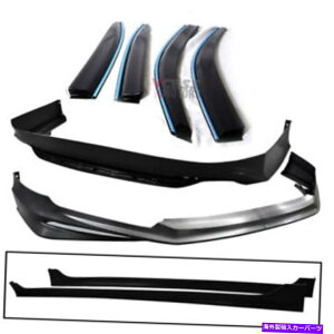 CO GAp[c tBbg13-15AR[h4D OEtgop[bv+TChXJ[g+Abv+XEBhEoCU[ Fit 13-15 Accord 4D OE Front Bumper Lip+Side Skirts+Rear Lip+Slim Window Visor
