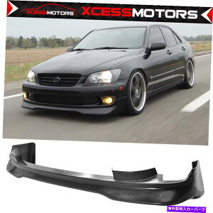 CO GAp[c tBbg01-05NTXIS300 AMSX^Ctgop[bvXvb^[h-PU Fits 01-05 Lexus IS300 AMS Style Front Bumper Lip Splitter Unpainted - PU