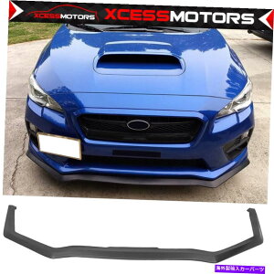 CO GAp[c 15-17 SUBARU WRX STI SEDAN HDX^Ctgop[bvX|C[hPP Fits 15-17 Subaru WRX STI Sedan HD Style Front Bumper Lip Spoiler Unpainted PP