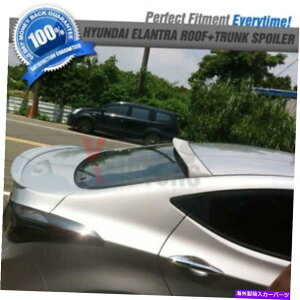 CO GAp[c tBbg11-14q_CGgiAoeMDjA[tl^o +gNX|C[EBO Fit 11-14 Hyundai Elantra(Avante Md) Rear Roof Spoiler + Trunk Spoiler Wing