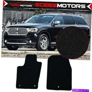 CO GAp[c tBbg11-22_bWfStA}bgJ[ybg2pcubNiC Fits 11-22 Dodge Durango Floor Mats Carpets 2PC Black Nylon
