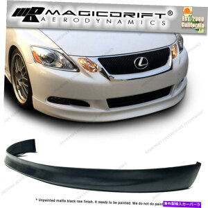 CO GAp[c 08-11NTXGS460 GS350Z_tgop[bv{fBLbgVTX VIPX^C For 08-11 Lexus GS460 GS350 Sedan Front Bumper Lip Body Kit VTX VIP Style
