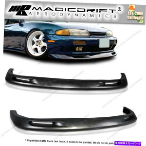 CO GAp[c 95 96Y240SX S14 ZENKI GRACER GRDtgop[`X|C[bvLbg For 95 96 Nissan 240sx S14 ZENKI Gracer GRD Front Bumper Chin Spoiler Lip Kit
