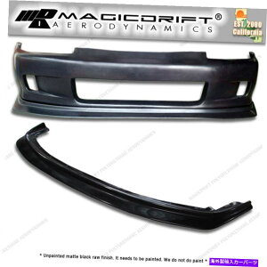 CO GAp[c 92-95z_VrbNnb`WCzCgN[X^Ctgop[ + FM DPbvX|C[ For 92-95 HONDA CIVIC Hatch WC WHITECROW STYLE FRONT BUMPER + FM DP LIP SPOILER