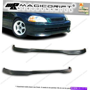 CO GAp[c 96 97 98z_VrbNEK^CvR CTRtgop[PUbviE^j For 96 97 98 Honda Civic EK Type R CTR Front Bumper PU Lip (Urethane)