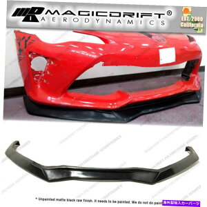 CO GAp[c 17-20g^86 GTSX^Ctgop[bv`X|C[Xvb^[{fBLbg For 17-20 Toyota 86 GTS Style Front Bumper Lip Chin Spoiler Splitter Body Kit