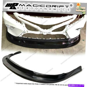 CO GAp[c 18-20̃g^JSE XSE MDAX^Cs[Xtgop[bvXvb^[Lbg For 18-20 Toyota Camry SE XSE MDA Style One-Piece Front Bumper Lip Splitter Kit