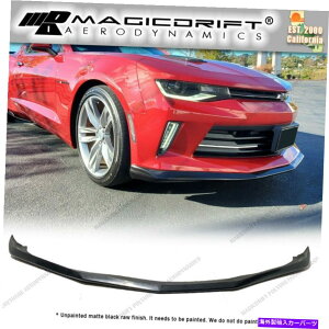 �C�O�� �G�A���p�[�c for 16 17 18 Chevy Camaro Lt LS OE�X�^�C���t�����g�o���p�[���b�v�`���X�|�C���[�L�b�g For 16 17 18 Chevy Camaro LT LS RS OE Style Front Bumper Lip Chin Spoiler Kit�y���s�A���i�z