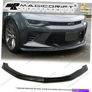 CO GAp[c 16-21V{[J}V8 SS SLPX^Ctgop[bvoX`X|C[ For 16-21 Chevy Camaro V8 SS SLP Style Front Bumper Lip Valance Chin Spoiler