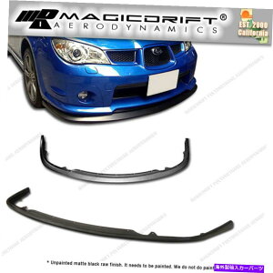 �C�O�� �G�A���p�[�c 06 07 Subaru Impreza Sti S204 V-limitedCS1�E���^���t�����g�o���p�[���b�vWRX For 06 07 Subaru Impreza STI S204 V-LIMITED CS1 Urethane Front Bumper Lip WRX�y���s�A���i�z