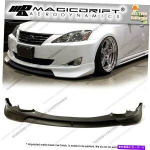 CO GAp[c 09 10 Lexus IS250 IS350 JP F-Sport Style Front Bumper ChinX|C[bvLbg For 09 10 LEXUS IS250 IS350 JP F-SPORT Style Front Bumper Chin Spoiler Lip Kit