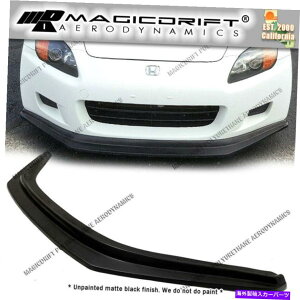 CO GAp[c 00-03z_AP1 S2000 MDAgbNXybNtgop[`Xvb^[bvfBt[U[ For 00-03 Honda AP1 S2000 MDA TRACK SPEC Front Bumper Chin Splitter Lip Diffuser