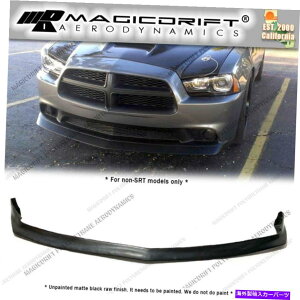 CO GAp[c 11-14_bW[dRT/SE/SXT RKX^Ctgop[bv`Xvb^[ For 11-14 Dodge Charger RT/SE/SXT RK Style Front Bumper Lip Chin Splitter