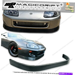 CO GAp[c 93-98̃g^MK4X[vJTChbOX^Ctgop[`bvX|C[ For 93-98 TOYOTA MK4 SUPRA HKS KANSAI DRAG STYLE FRONT BUMPER CHIN LIP SPOILER