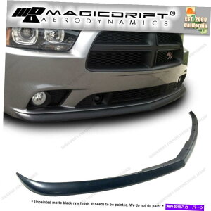 CO GAp[c 11-14_bW[dZ_tgop[bv`l^oOEX^CRT sxt For 11-14 DODGE CHARGER SEDAN FRONT BUMPER LIP CHIN SPOILER OE STYLE RT SXT