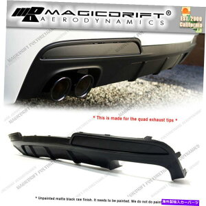 CO GAp[c 11-15 BMW F10 535i 550i MPX^CNAbhfA}t[Aop[fBt[U[ For 11-15 BMW F10 535i 550i MP Style Quad Dual Muffler Rear Bumper Diffuser