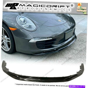CO GAp[c 12-16̃|VF991JMDA S1X^Čptgop[X|C[bv For 12-16 Porsche 991 Carrera MDA S1 Style Replacement Front Bumper Spoiler Lip