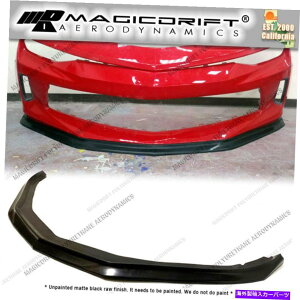 CO GAp[c for 16 17 18 Chevy Camaro V4 V6 SLPX^Ctgop[bv`X|C[{fBLbg For 16 17 18 Chevy Camaro V4 V6 SLP Style Front Bumper Lip Chin Spoiler Body Kit