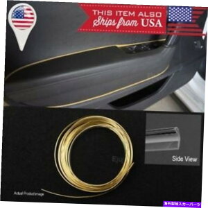 CO GAp[c ZfXp̃S[hR\[hA_bV{[hplXgCvgC[fBOCT[g Gold Console Door Dashboard Panel Stripe Trim Line Molding Insert for Mer