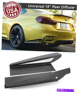 CO GAp[c 18 "G3Aop[bvGvEBOXvb^[fBt[U[Ji[hW/xgpZfX 18" G3 Rear Bumper Lip Apron Wing Splitter Diffuser Canard w/ Vent For Mercedes