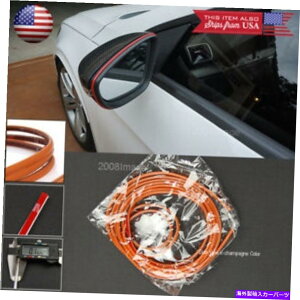 CO GAp[c IW[fBOXgCvgXvb^[fBt[U[EBO_bV{[hVWAEfB̃l^o Orange Molding Stripe Trim Splitter Diffuser Wing Dashboard Spoiler 