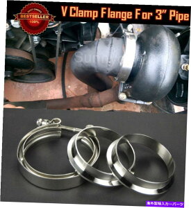 �C�O�� �G�A���p�[�c T304�X�e�����X�X�`�[��V�o���h�N�����v�t�����W�A�Z���u���z���_�A�L����3 OD�p�C�v T304 Stainless Steel V Band Clamp Flange Assembly For Honda Acura 3 OD Pipe�y���s�A���i�z