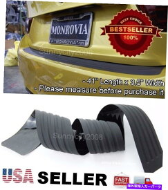 海外製 エアロパーツ 41 "トヨタサイオン用のブラックリアバンパーラバーガードカバーシルプレートプロテクター 41" Black Rear Bumper Rubber Guard Cover Sill Plate Protector For Toyota Scion