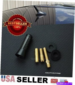 CO GAp[c FM / AM 1.4 "35mmubNJ[{A~jEXN[^CvJ[WIŏAei FM / AM 1.4" 35MM BLACK CARBON ALUMINUM SCREW TYPE CAR RADIO SHORTEST ANTENNA