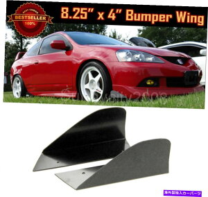 �C�O�� �G�A���p�[�c �y�A8.25 x 4�t�����g�o���p�[���b�v�X�v���b�^�[�u���b�N�E�B���O���b�g�u���[�h�J�i�[�h�p�t�H�[�h Pair 8.25 x 4 Front Bumper Lip Splitters Black Winglet Blade Canard For Ford�y���s�A