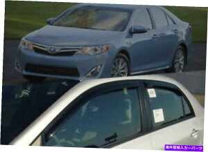 CO GAp[c 12-17JxgEBhEXeBbNoCU[CTEBhK[hfBt[U[ɃtBbg FIT 12-17 CAMRY VENT WINDOW SMOKE STICK ON VISOR RAIN SUN WIND GUARD DIFFUSER