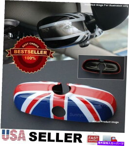 CO GAp[c jIWbNUKtbOobN~[r[~[N[p[F55 F56 !! USA !! Union Jack UK Flag Rear View Mirror Cover Cap For MINI Cooper F55 F56 !!USA!!