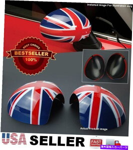 CO GAp[c bhu[jIWbNpTChr[~[Jo[LbvFIR 14-19~jN[p[F55 F56 Red Blue Union Jack UK Side View Mirror Cover Caps Fir 14-19 Mini Cooper F55 F56