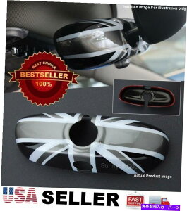CO GAp[c ubNjIWbNUKtbOobN~[~jN[p[F55 F56 !! USA !! Black Union Jack UK Flag Rear View Mirror Cover For MINI Cooper F55 F56 !!USA!!