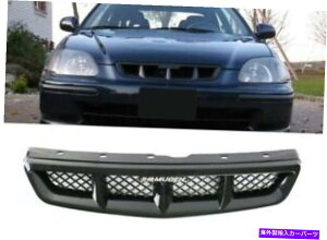 CO GAp[c ptgt[hop[bVubNABSOO99-00z_VrbN Replacement Front Hood Bumper Mesh Black ABS Grills Grill For 99-00 Honda Civic