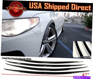 CO GAp[c 2yA_ȃXtF_[tAbvGNXeVubNveN^[V{[̃g 2 Pairs Flexible Slim Fender Flare Lip Extension Black Protector Trim For Chevy