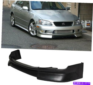 CO GAp[c 01-05NTXIS300 WDE^ubNtgop[bvX|C[{fBLbg FOR 01-05 LEXUS IS300 WD URETHANE BLACK FRONT BUMPER LIP SPOILER BODY KIT