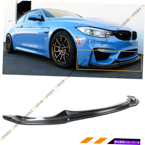 CO GAp[c 2015-19 BMW F80 M3 F82 F83 M4 VX^CJ[{t@Co[tgop[bvXvb^[ For 2015-19 BMW F80 M3 F82 F83 M4 V Style Carbon Fiber Front Bumper Lip Splitter