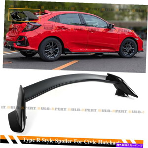 CO GAp[c 2017-2021 CIVIC HATCHBACK FK4 FK7̂ubNFK8^CvRX^CX|C[EBO FOR 2017-2021 CIVIC HATCHBACK FK4 FK7 GLOSSY BLACK FK8 TYPE R STYLE SPOILER WING